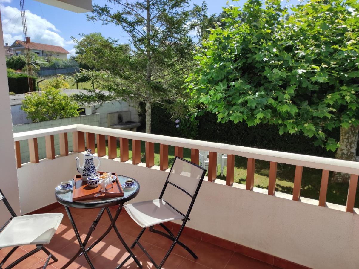 Precioso Piso En Playa America Con Jardin Privado. Nigrán Dış mekan fotoğraf